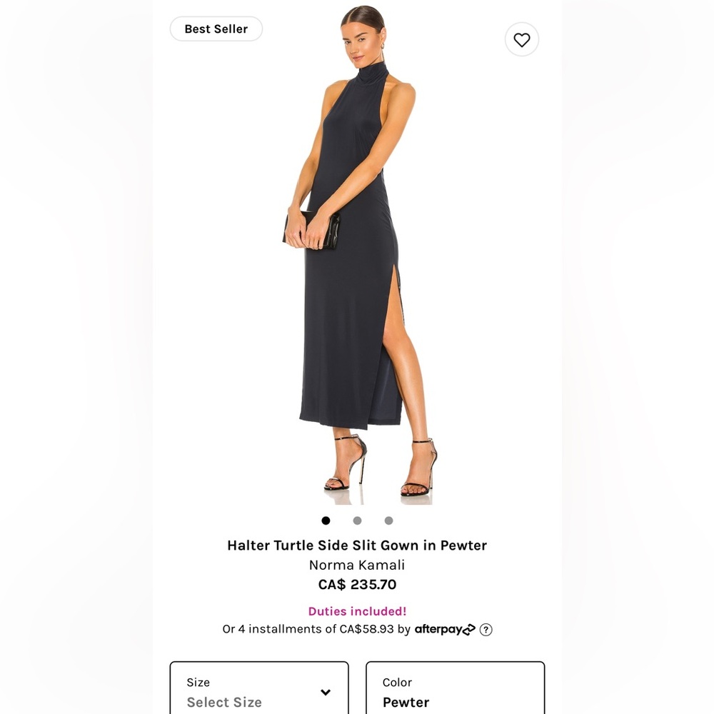 Norma Kamali Revolve dress in perfect condition